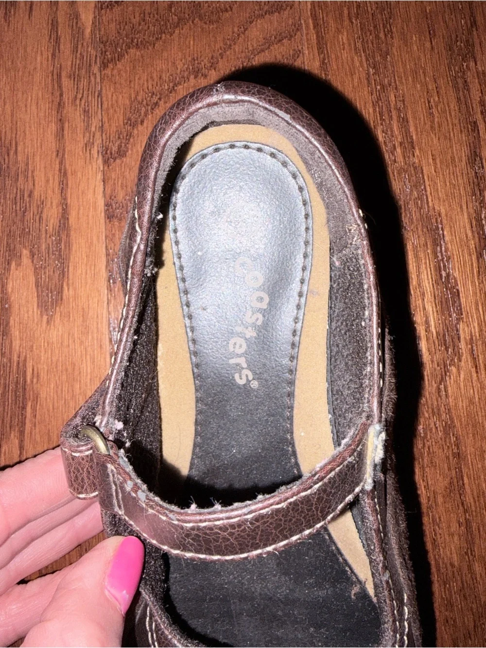 Classic Brown Mary Jane School Shoes for Girls
